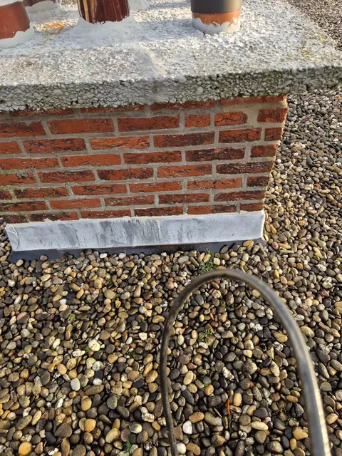 Gevel Detail laag muur